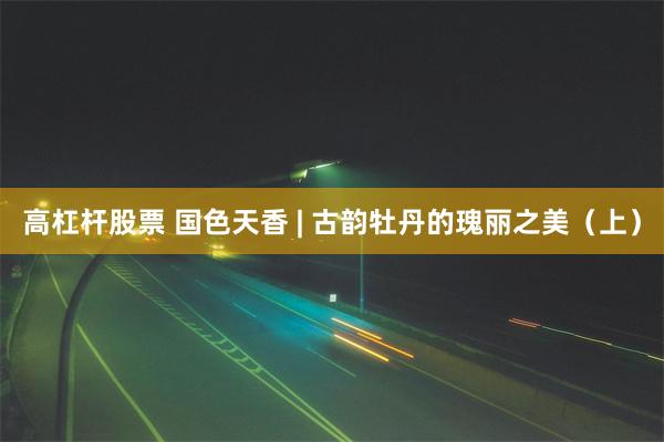 高杠杆股票 国色天香 | 古韵牡丹的瑰丽之美（上）