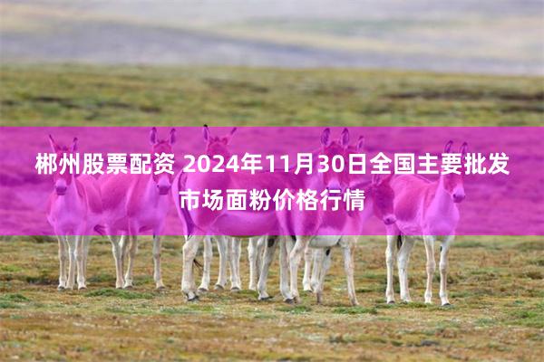 郴州股票配资 2024年11月30日全国主要批发市场面粉价格行情